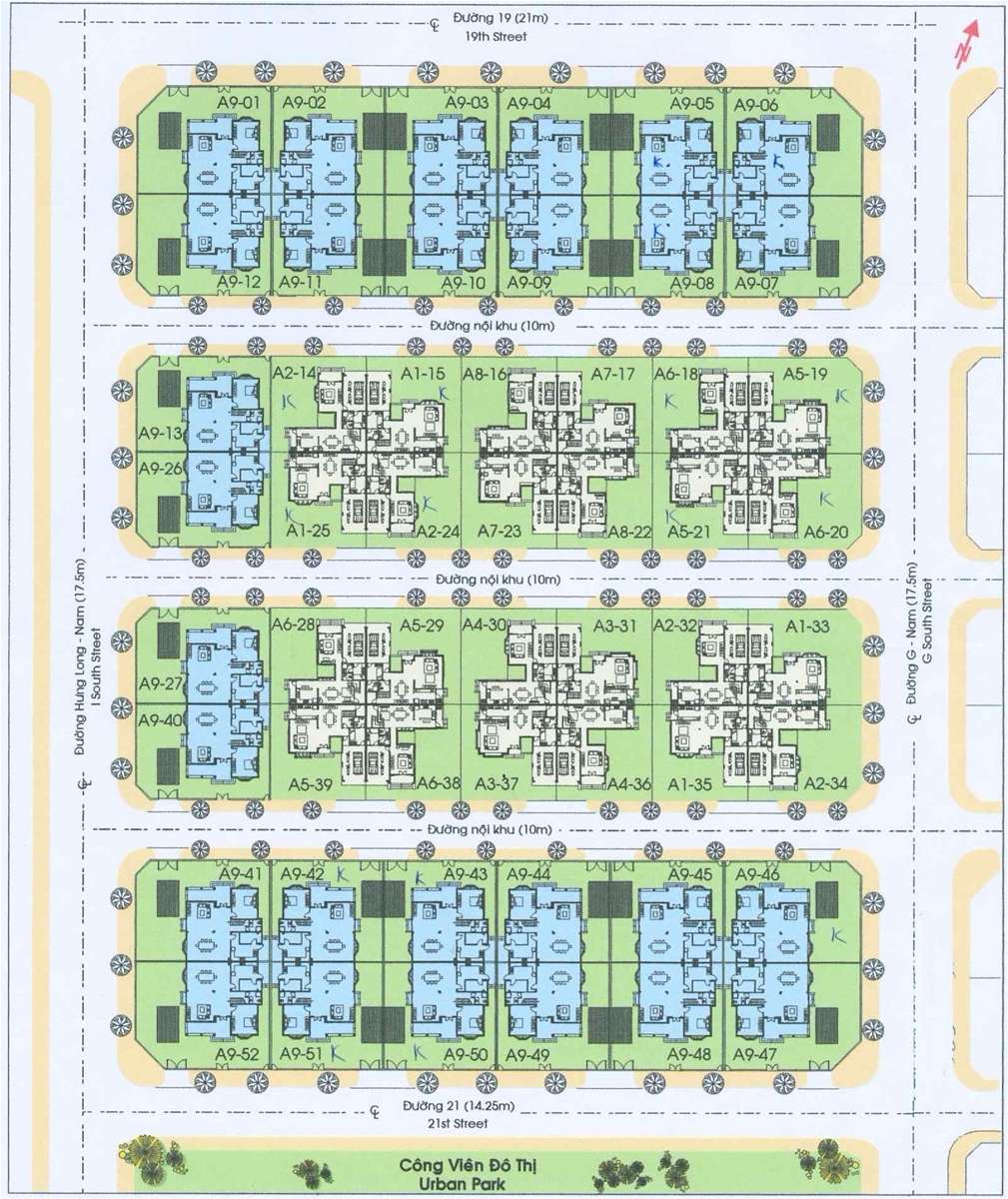 bản đồ dự án mỹ phú 1